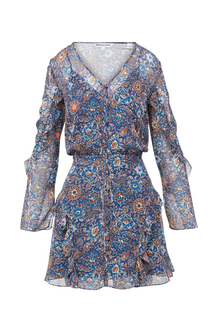 Women VERONICA BEARD Dresses | Camden Dress Blue Multi