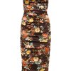 Women VERONICA BEARD Dresses | Kupa Dress Brown Multi