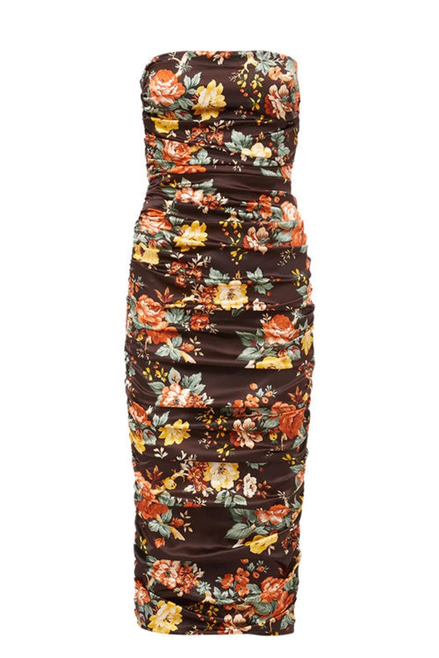 Women VERONICA BEARD Dresses | Kupa Dress Brown Multi