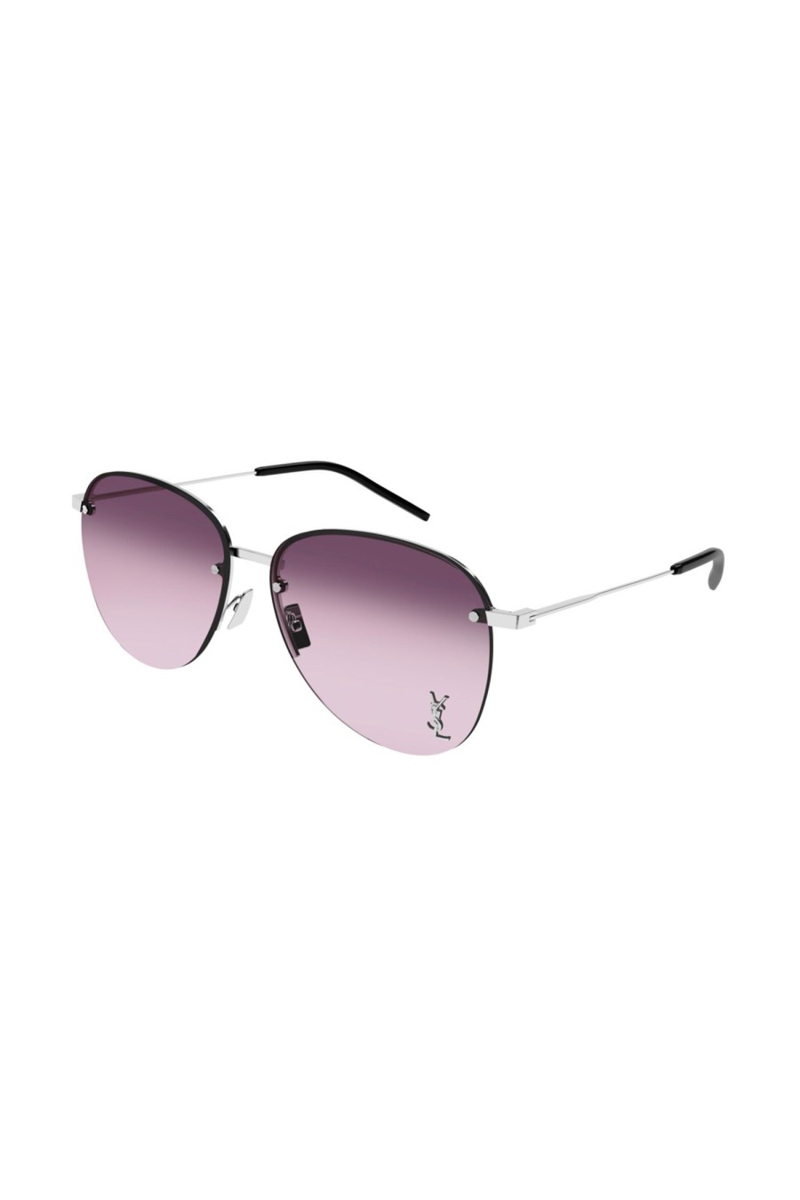 Women SAINT LAURENT Sunglasses | Sl328Km Sunglasses Silver/Pink