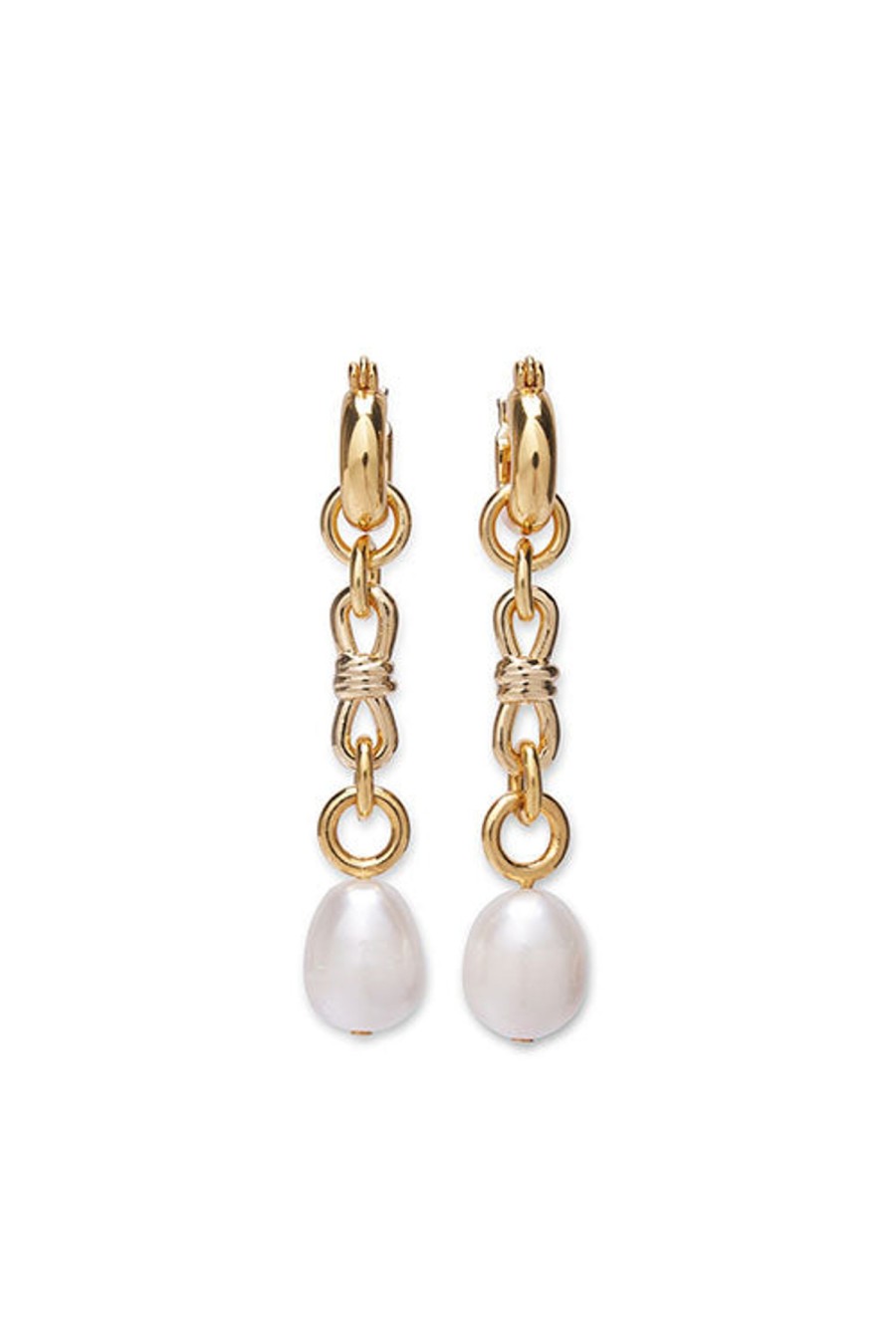 Women LIZZIE FORTUNATO Earrings | Double Knot Earrings Gold