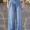 Women TIBI Jeans | Classic Wash Stella Pant Blue