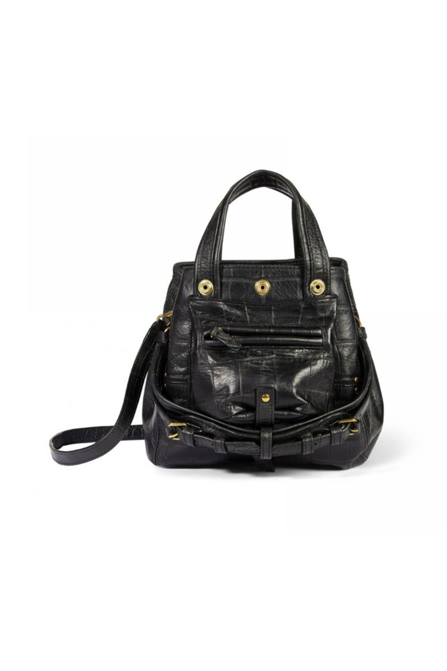 Women JEROME DREYFUSS Handbags | Billy Nano Handbag Croco Noir