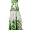 Women SILVIA TCHERASSI Dresses | Shannon Dress Green/White