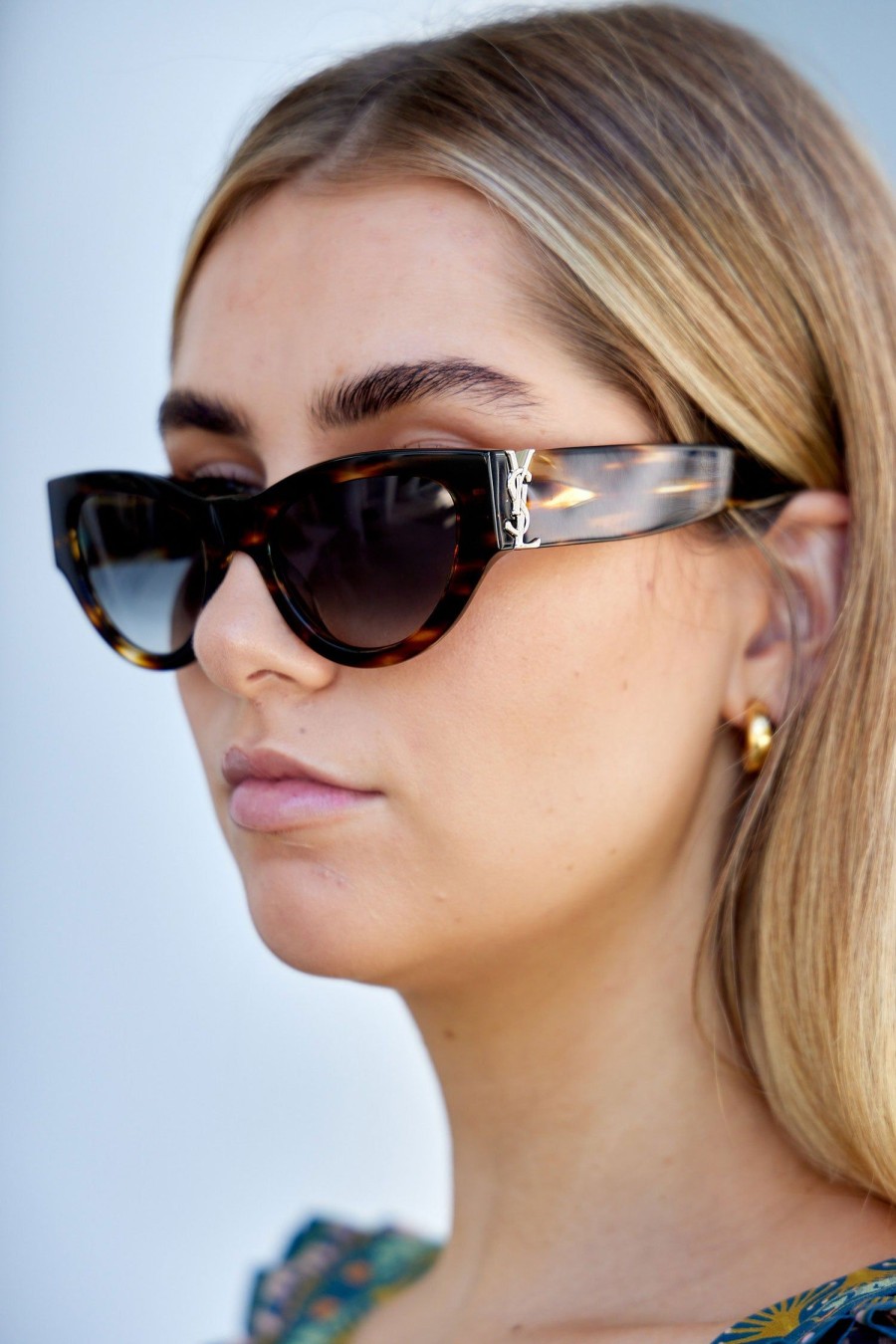 Women SAINT LAURENT Sunglasses | Slm94 Sunglasses Havana