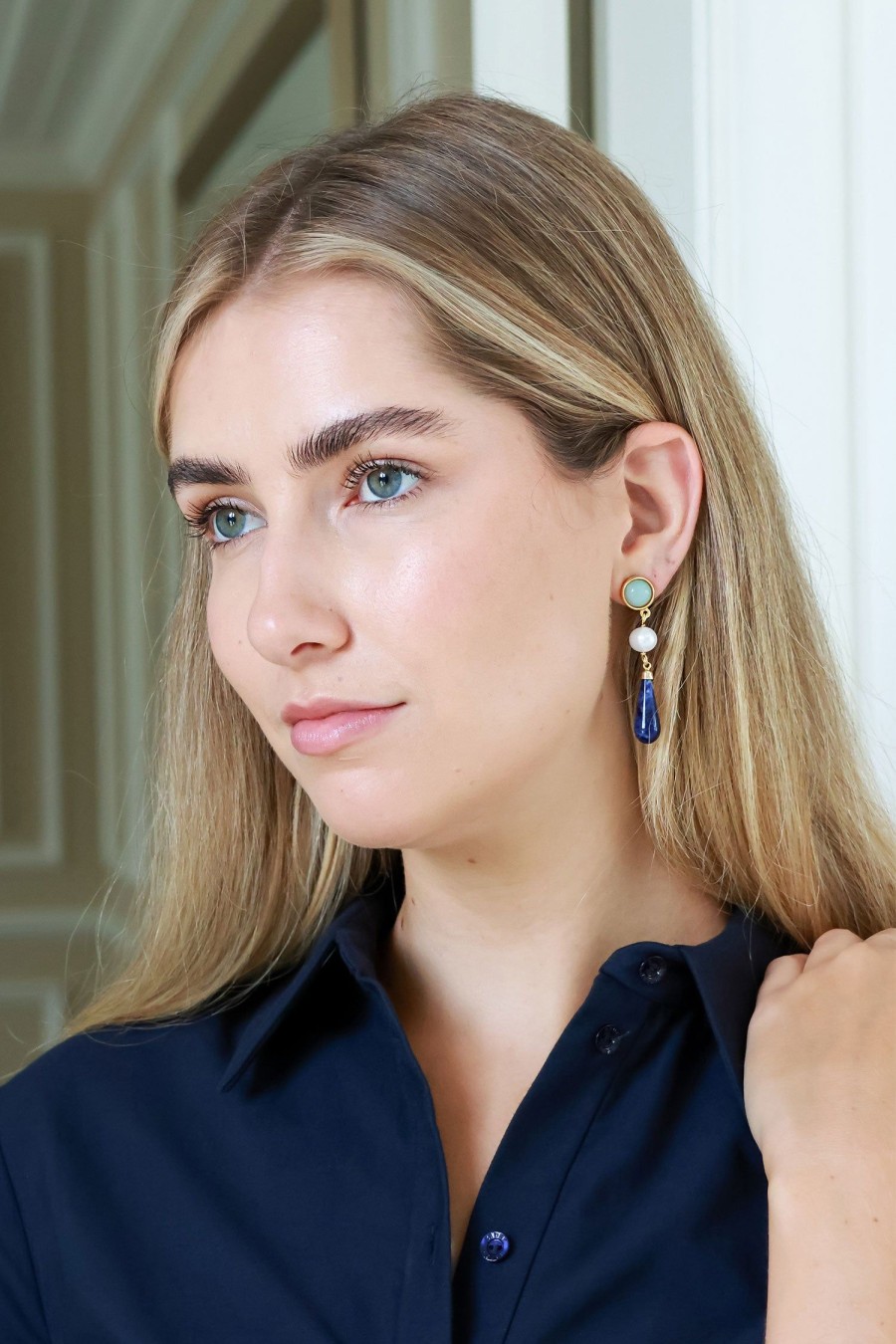 Women Ben-Amun Earrings | Milos Earrings Gold