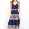 Women SEA Dresses | Marley Pleated Dress Navy