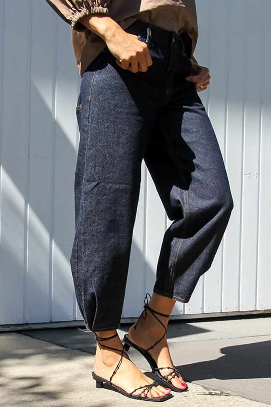 Women TIBI Pants | Indigo Brancusi Jean Denim