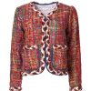 Women ALIX OF BOHEMIA Jackets | Billie Boucle Jacket Red Multi