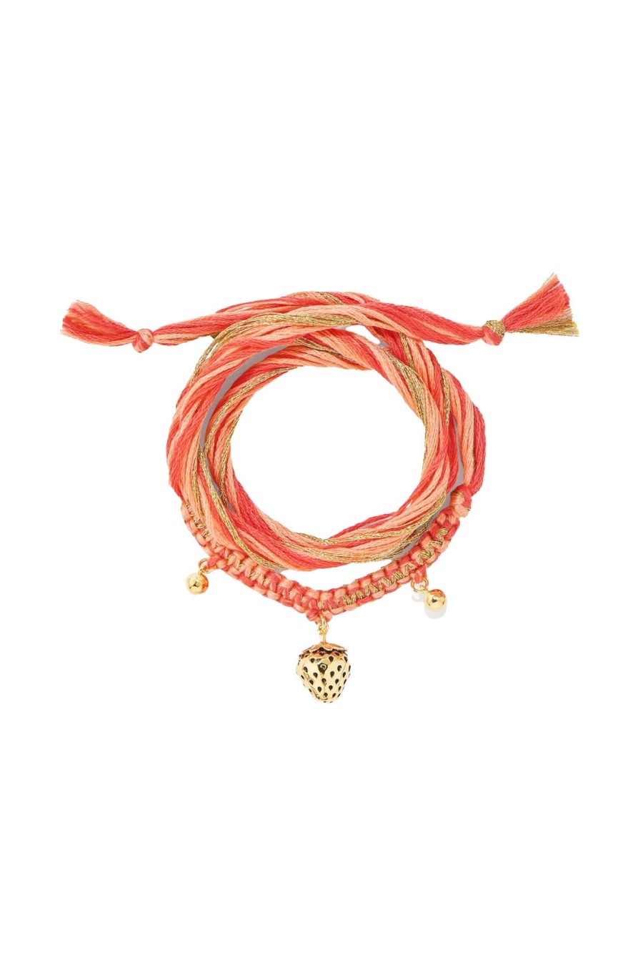 Women AURELIE BIDERMANN Bracelets | Honolulu Bracelet Strawberry