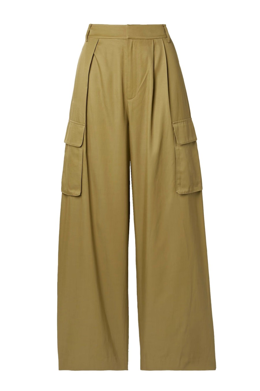 Women TIBI Pants | Drapey Stella Pant Cumin