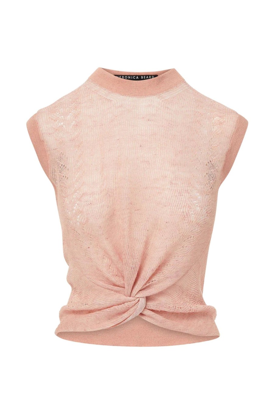 Women VERONICA BEARD Tops | Kellen Knit Top Pink