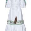 Women ANDRES OTALORA Dresses | Agua Clara Dress White Multi