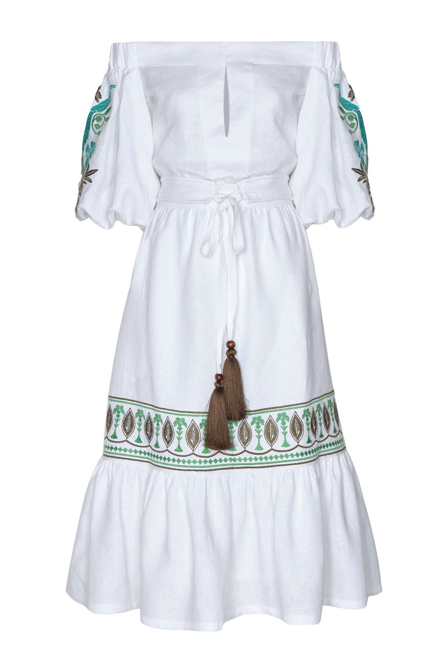 Women ANDRES OTALORA Dresses | Agua Clara Dress White Multi