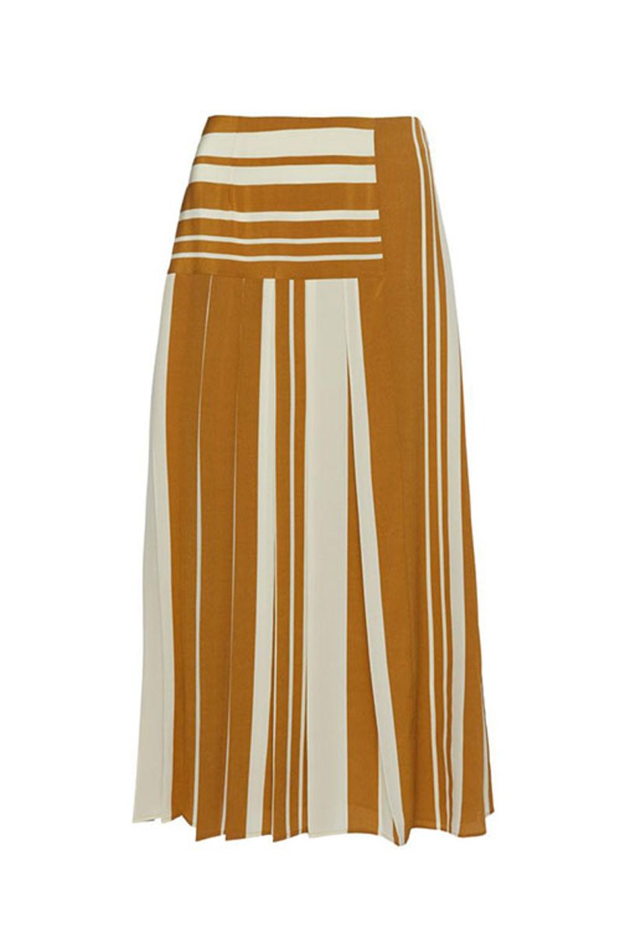 Women JOSEPH Skirts | Swanson Skirt Grey/Ocre