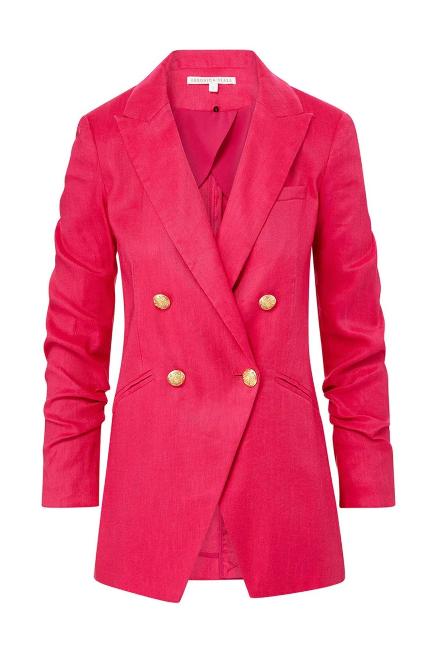 Women VERONICA BEARD Jackets | Hirsh Dickey Jacket Fuchsia