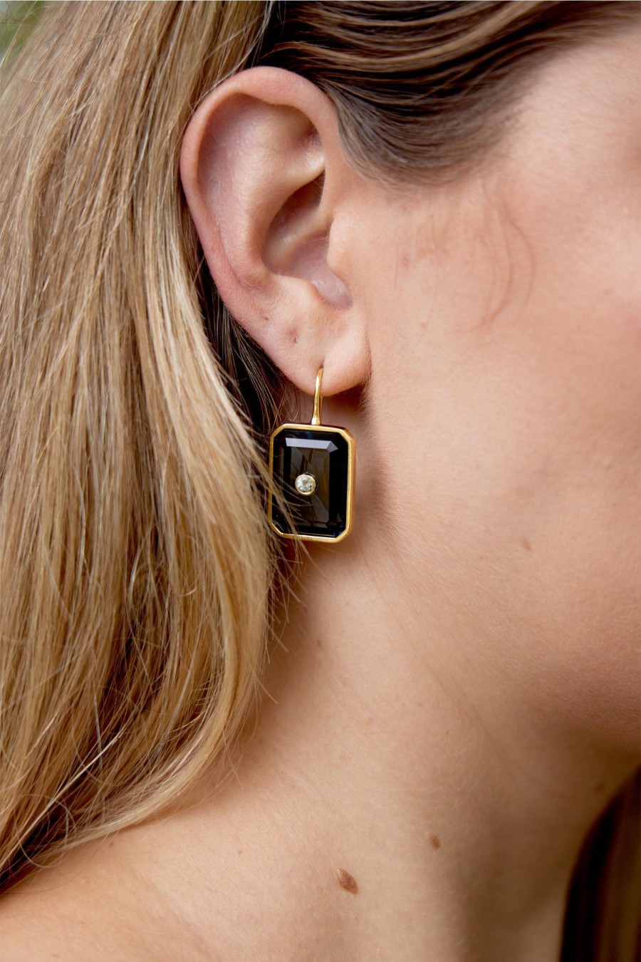 Women LIZZIE FORTUNATO Earrings | Tile Earrings Denim