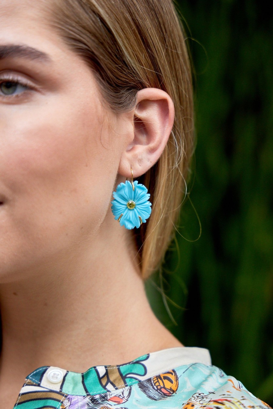 Women LIZZIE FORTUNATO Earrings | New Bloom Earrings Blue