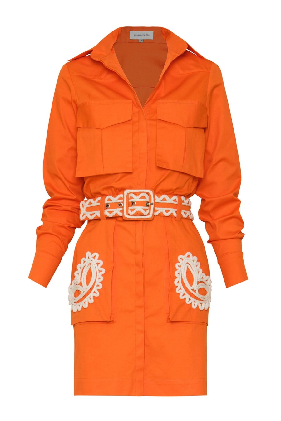 Women ANDRES OTALORA Dresses | Nyia Mini Dress Orange