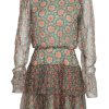 Women SALONI Dresses | Ava-B Dress Green Multi