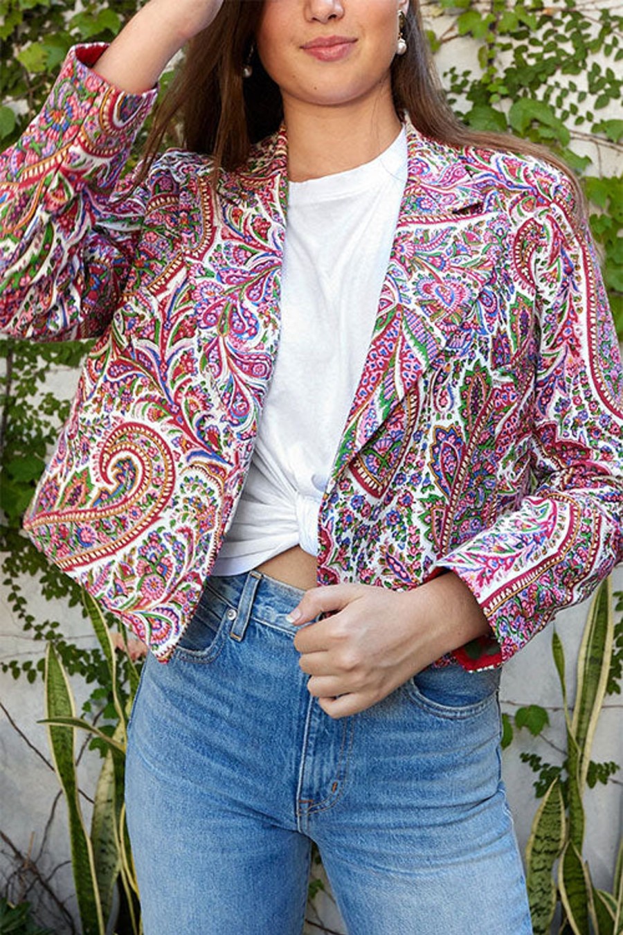 Women ALIX OF BOHEMIA Jackets | Demi Paisley Blazer Multi