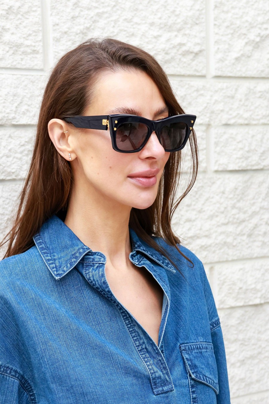 Women BALMAIN EYEWEAR Sunglasses | B-Ii Sunglasses Navy/Gold