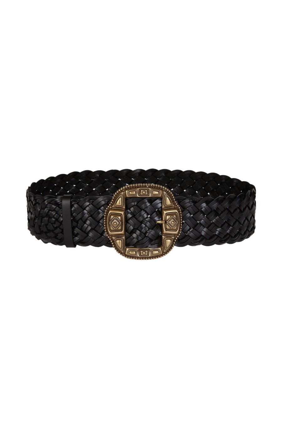 Women ETRO Belts | Large Buckle Belt Black