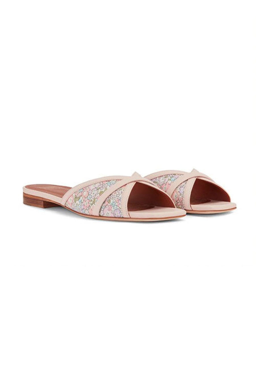 Women MALONE SOULIERS Sandals | Perla Flat Pink