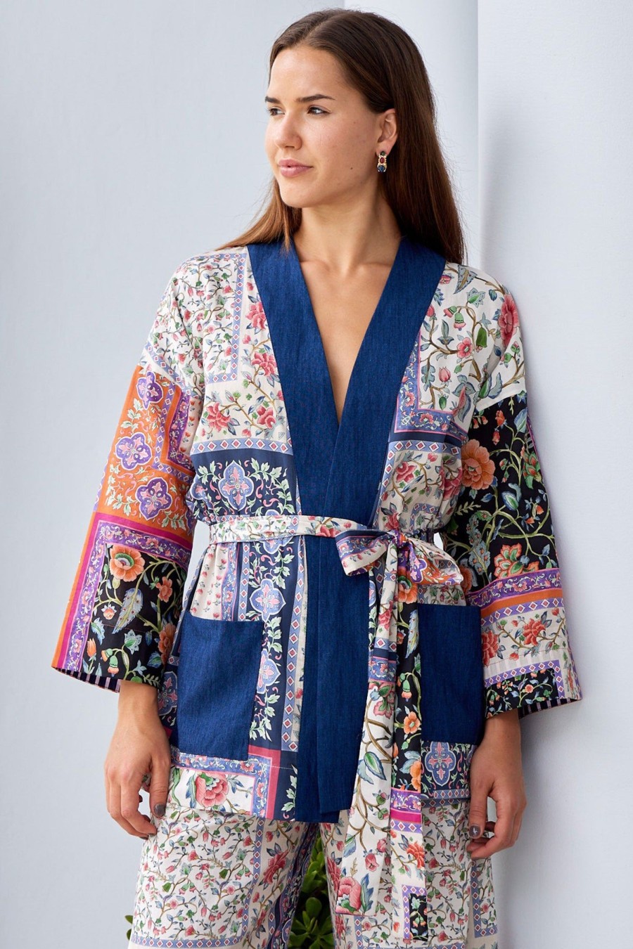 Women EVI GRINTELA Tops | Short Kimono Multi