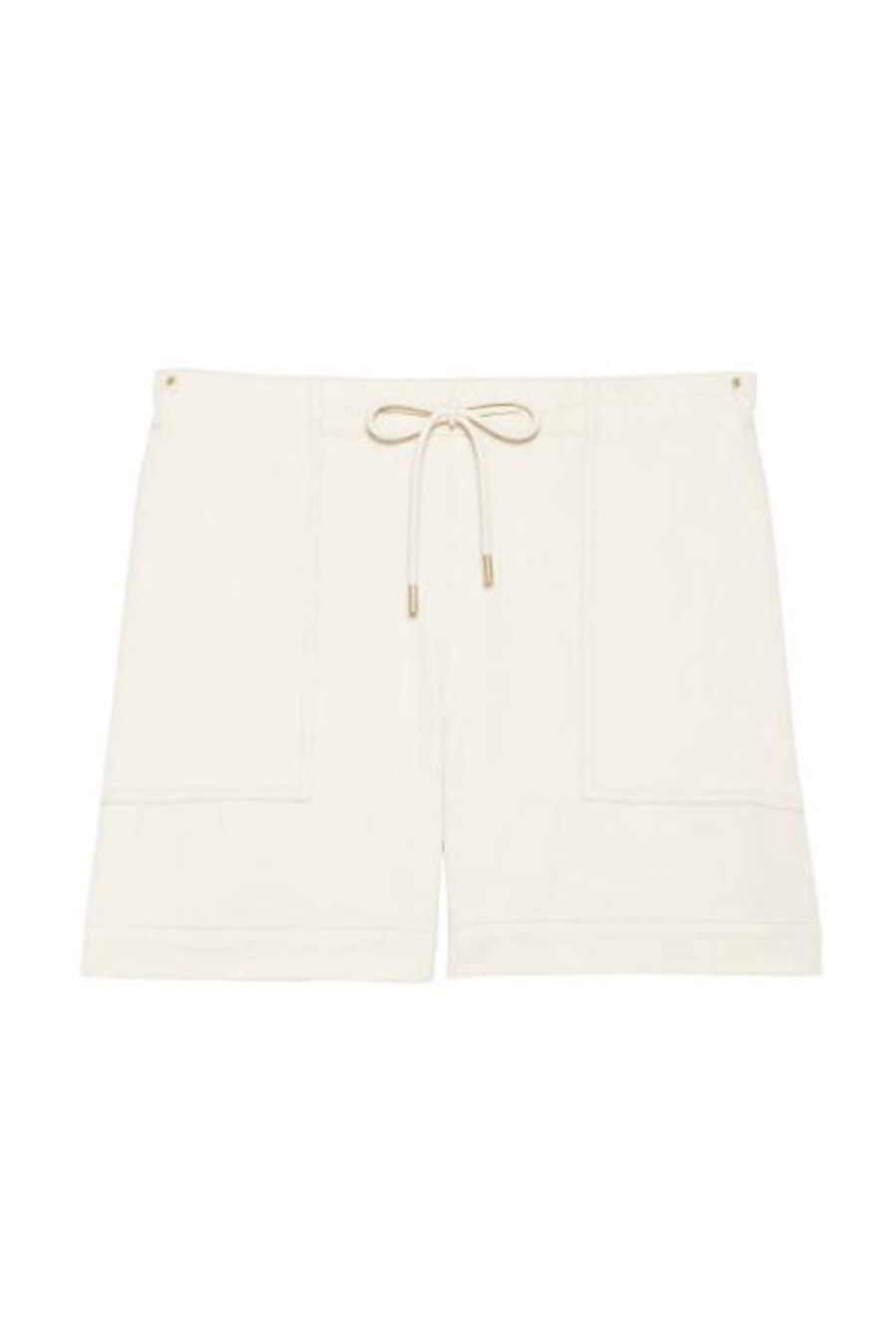 Women THEORY Shorts | Drawcord Short Ecru