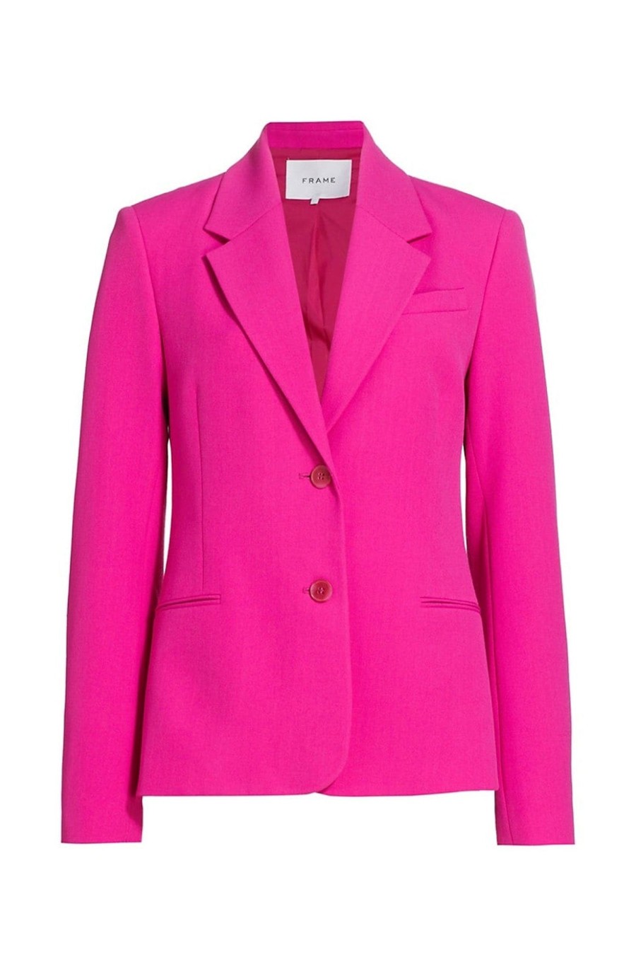 Women FRAME Jackets | The Femme Blazer Fuchsia