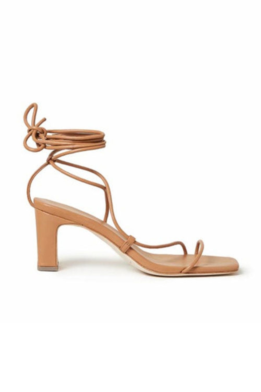 Women LOEFFLER RANDALL Sandals | Cosette Strappy Heel Dark Sand