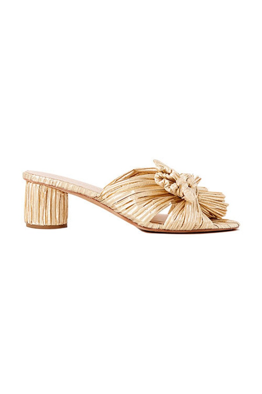 Women LOEFFLER RANDALL Heels | Emilia Knot Mule Gold