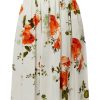 Women ERDEM Skirts | Cavendish Skirt White Multi