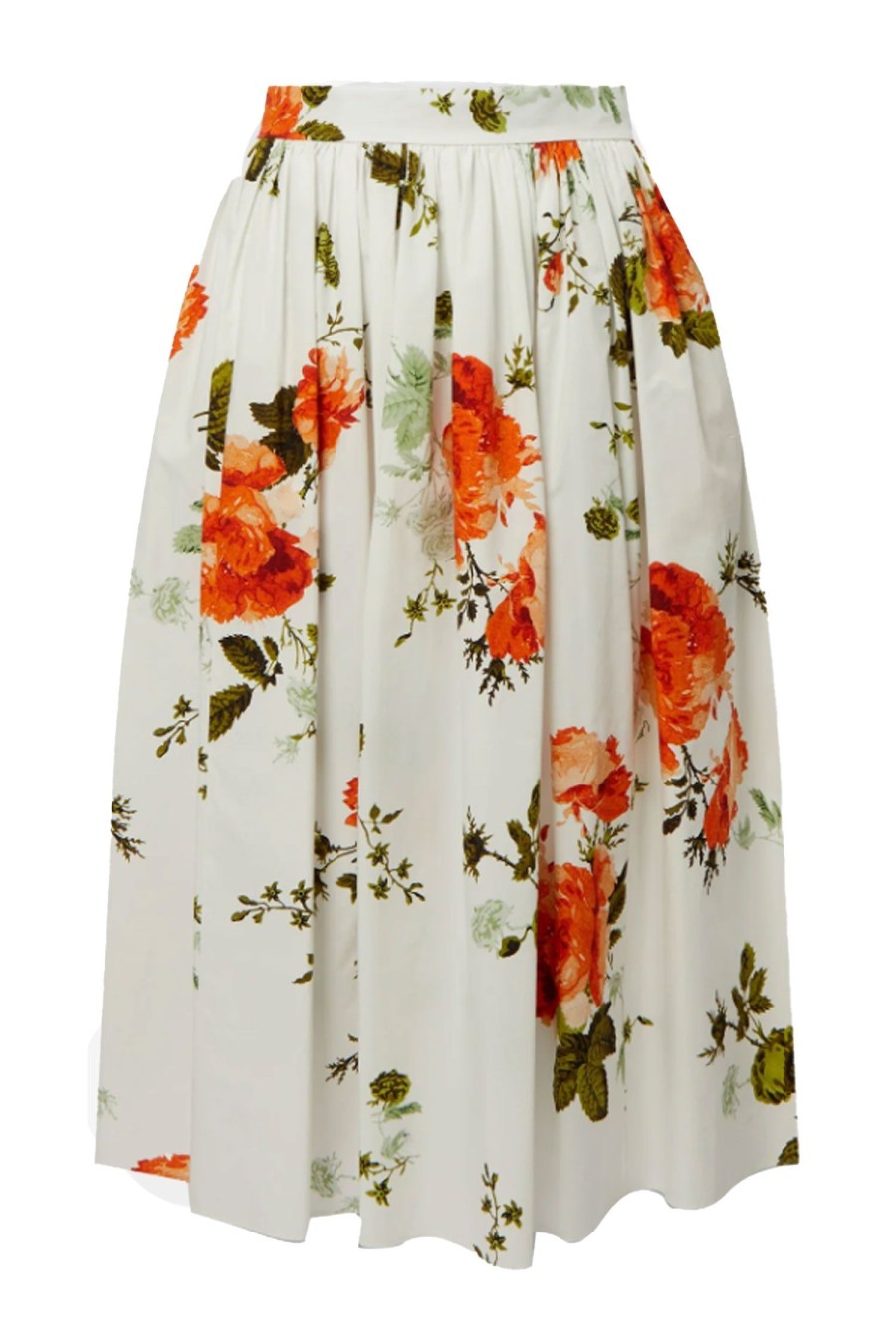 Women ERDEM Skirts | Cavendish Skirt White Multi