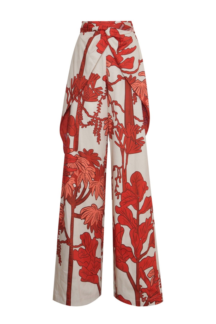 Women ANDRES OTALORA Pants | Armenia Pants Red/White