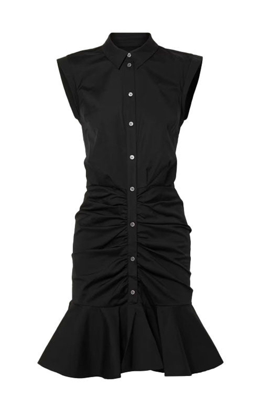 Women VERONICA BEARD Dresses | Bell Ruched Dress Black