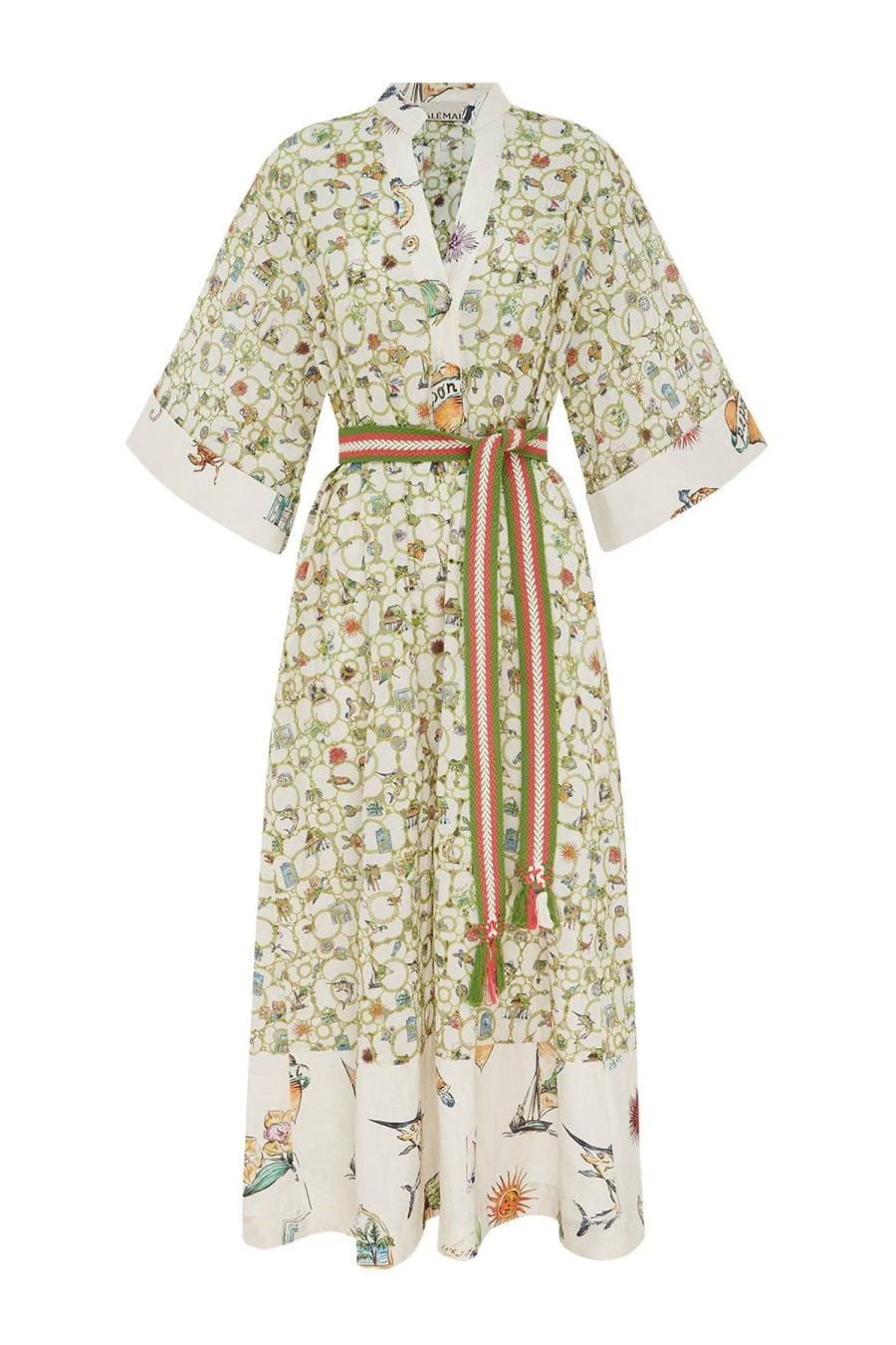 Women ALEMAIS Dresses | Sunset Broderie Shirtdress Multi