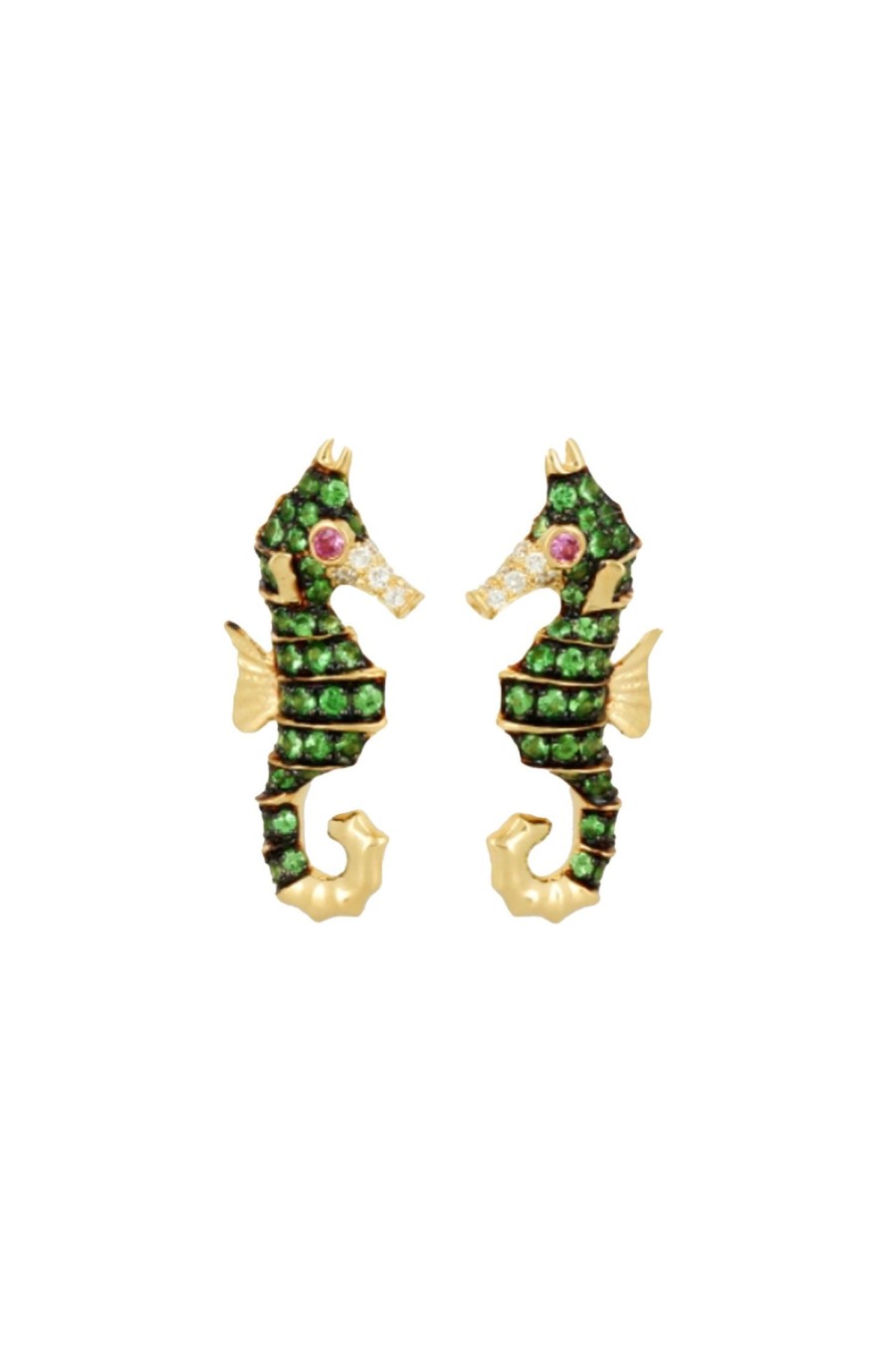 Women YVONNE LEON Earrings | Seahorse Earrings Gold