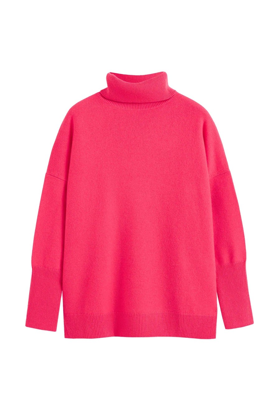 Women CHINTI AND PARKER Tops | Relaxed Polo Sweater Coral