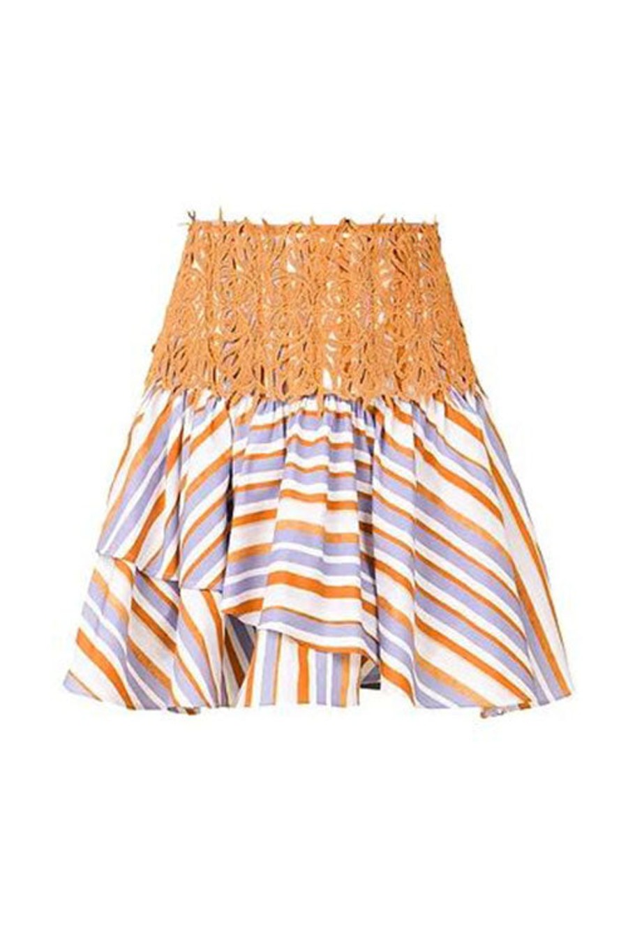 Women SILVIA TCHERASSI Skirts | Scatto Skirt Voilet Stripe