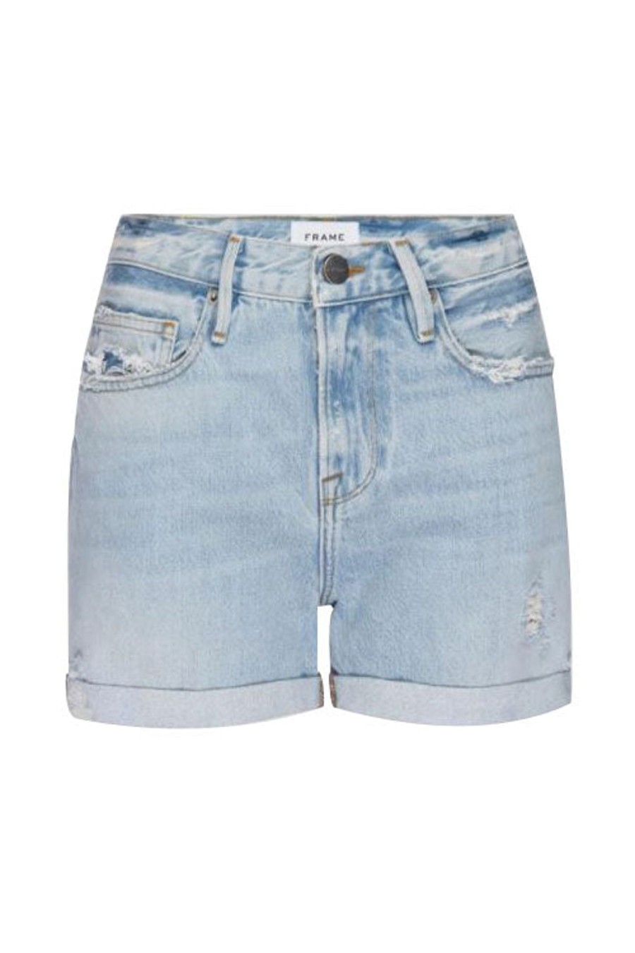 Women FRAME Shorts | Le Beau Cuff Shorts Canter Rips