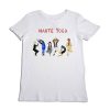 Women UNFORTUNATE PORTRAIT Tops | Haute Yoga T-Shirt White Multi