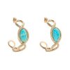 Women AURELIE BIDERMANN Earrings | Aldabra Hoops Turquoise