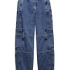 Women FRAME Pants | High Rise Utility Barrel Jean Current