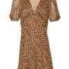 Women STAUD Dresses | Mini Milla Dress Leopard