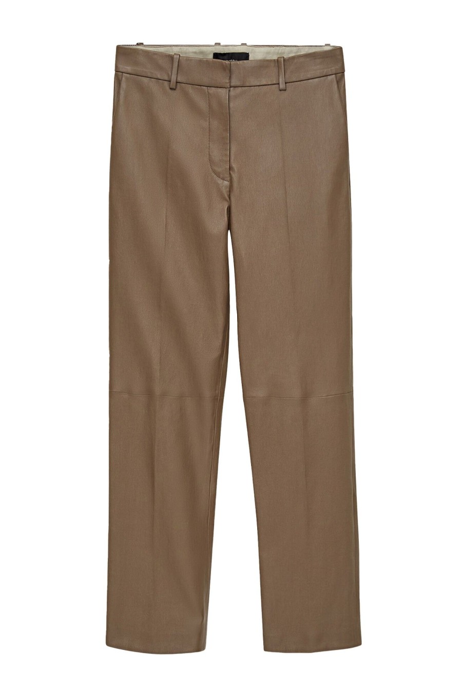 Women JOSEPH Pants | Coleman Leather Pant Hickory