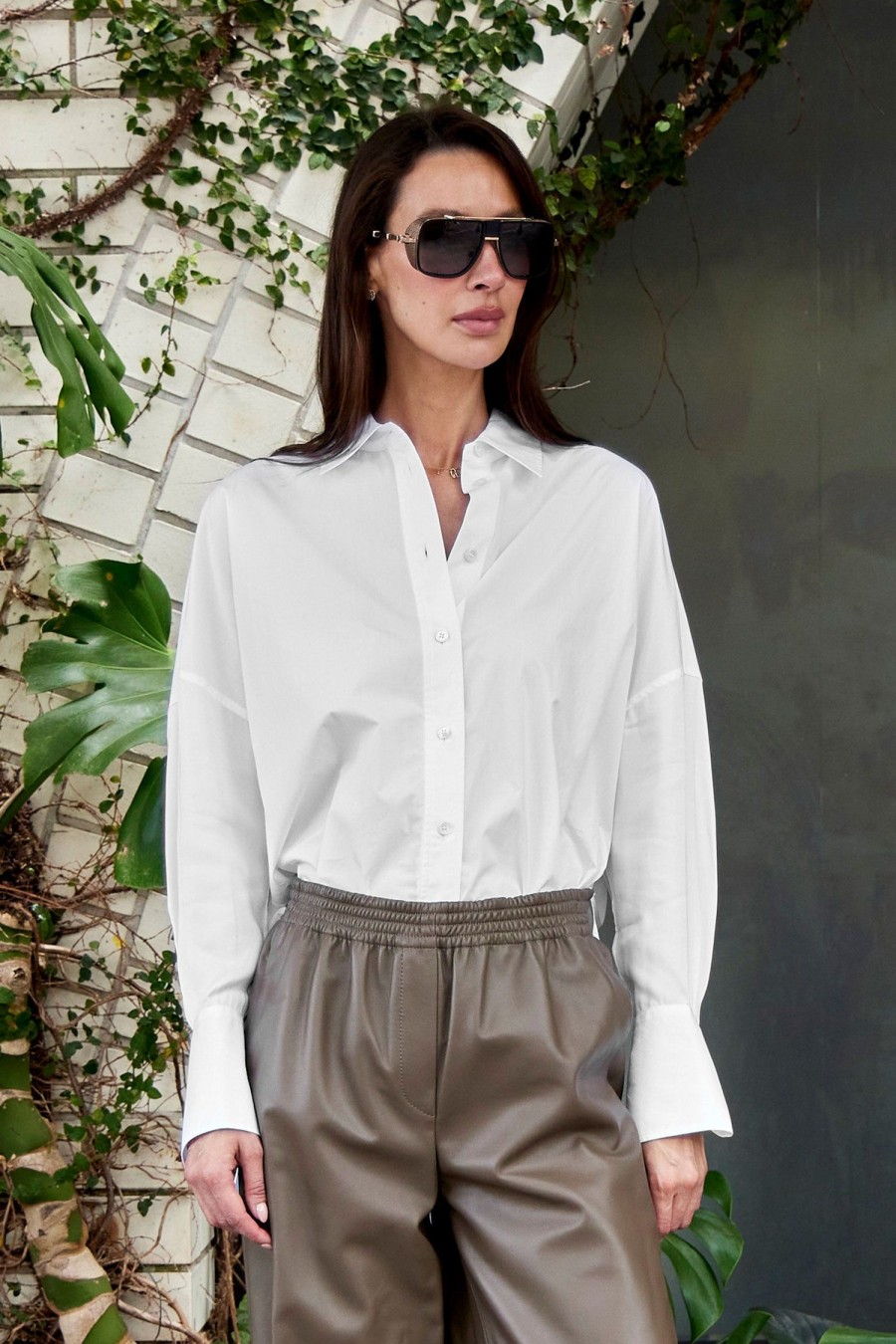 Women JOSEPH Tops | New Baja Blouse White