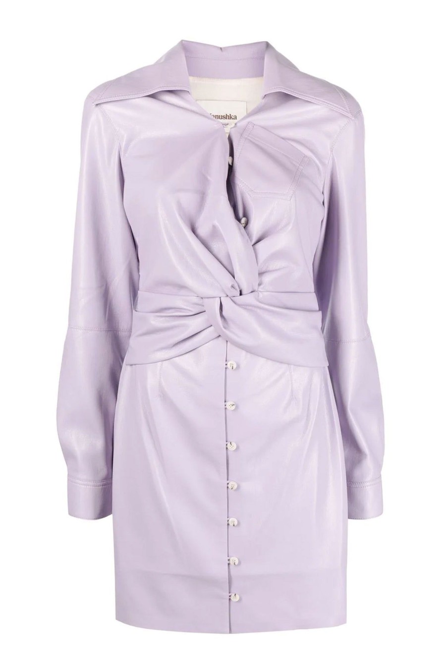 Women NANUSHKA Dresses | Marto Mini Wrap Dress Lilac