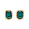 Women OSCAR DE LA RENTA Earrings | Lintzer Button Earring Emerald Multi